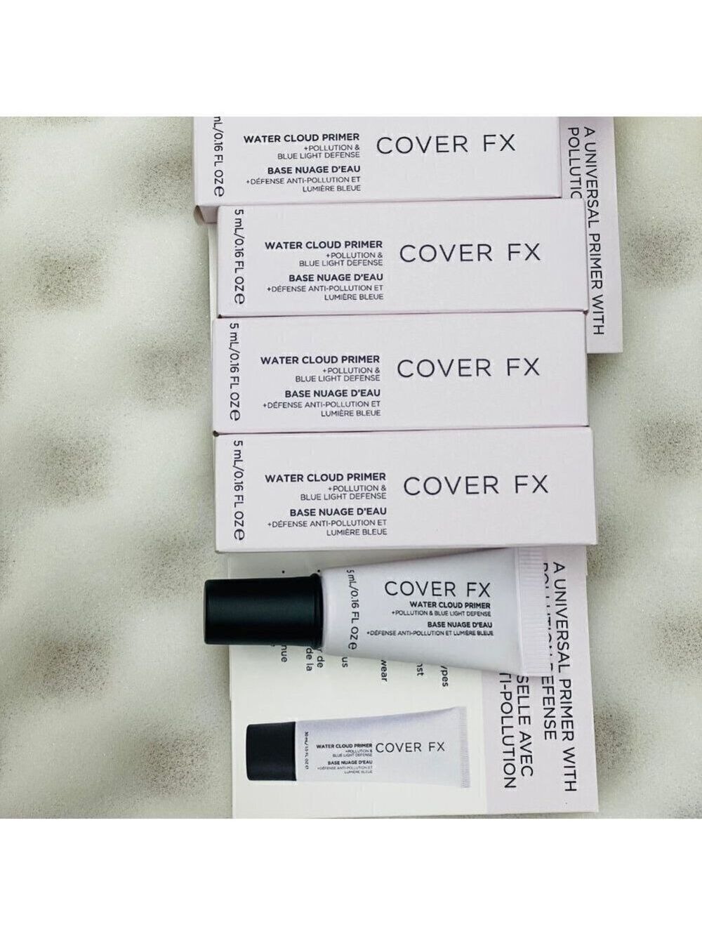6 pk- COVER FX Watercloud Blue Light Defense Primer-0.16 fl oz each